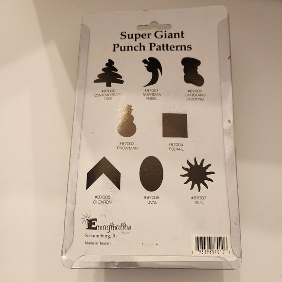 Sailboat Super Giant Hole Punch Emagination paper Scrapbook Craft Shapes - Picture 6 of 6